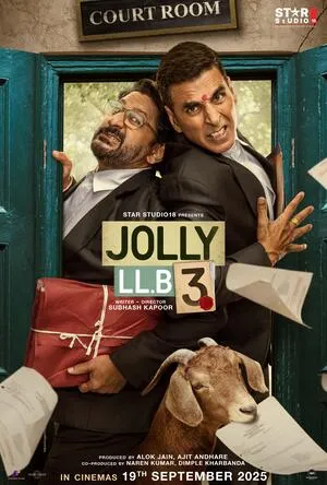 Jolly LLB 3 2025 Hindi Audio HD Poster Download - filmyfly