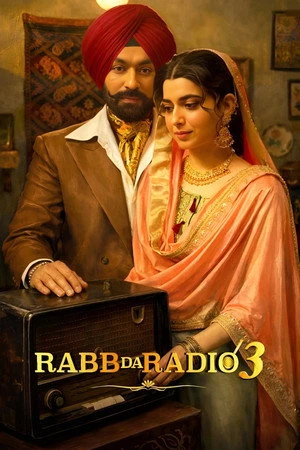 Rabb Da Radio 3 2026 Punjabi Dual Audio HD Poster Download - filmyfly